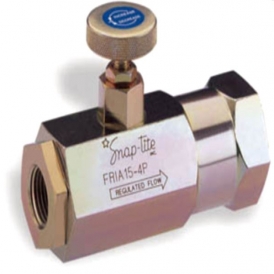Quick-release couplings Hydraulic flow control valve