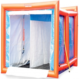 Safety showers Inflatable decontamination shower