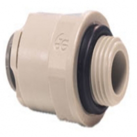 O-ring face seal threaded fitting