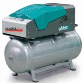 Oil free scroll air compressor