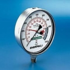 Bourdon tube test pressure gauge