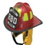Fire protective helmet