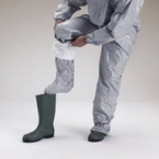 Chemical protective clothing: suit with socks