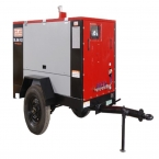 Diesel powered screw air compressor (portable)