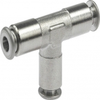 Nickel plated brass pneumatic push-in fitting