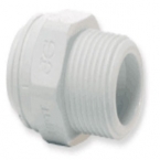 Plastic barbed coupling