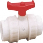 Plastic manual ball valve
