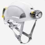Protective helmet with light