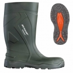 Thermally insulated safety rubber boots