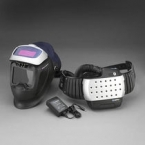 Welding helmet / mask with respirator