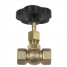 Brass needle valve