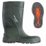 Thermally insulated safety rubber boots